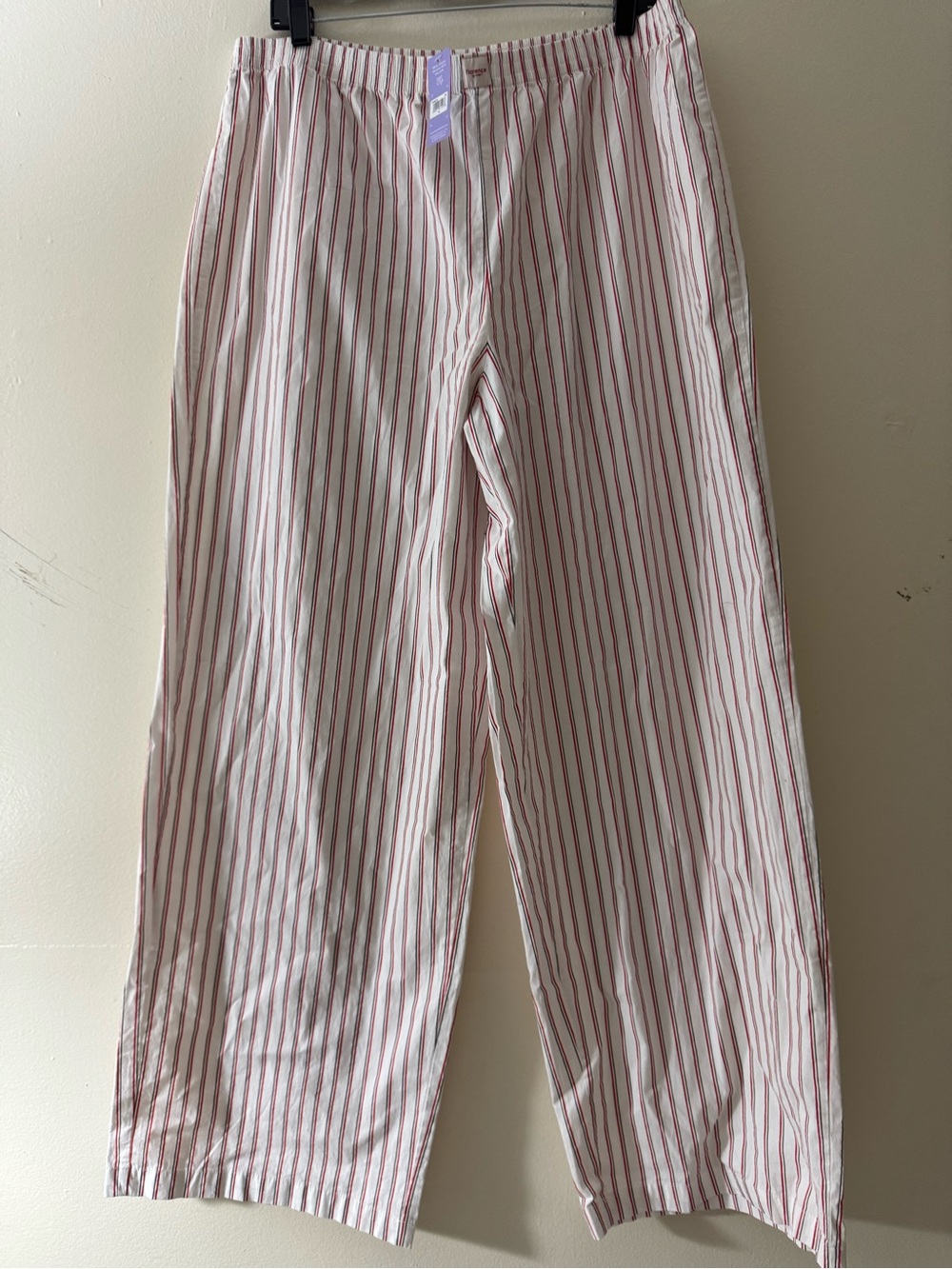 Girls' Pink Stripe Casual Cotton Lounge Pants
